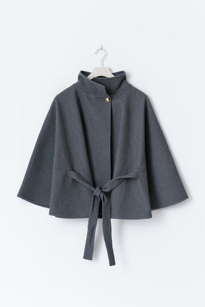 Belt Cape Jacket Women