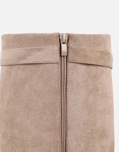 Suede High Boots